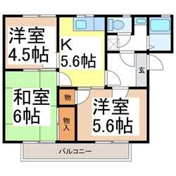 ラトーレつかもとＮ棟の物件間取画像